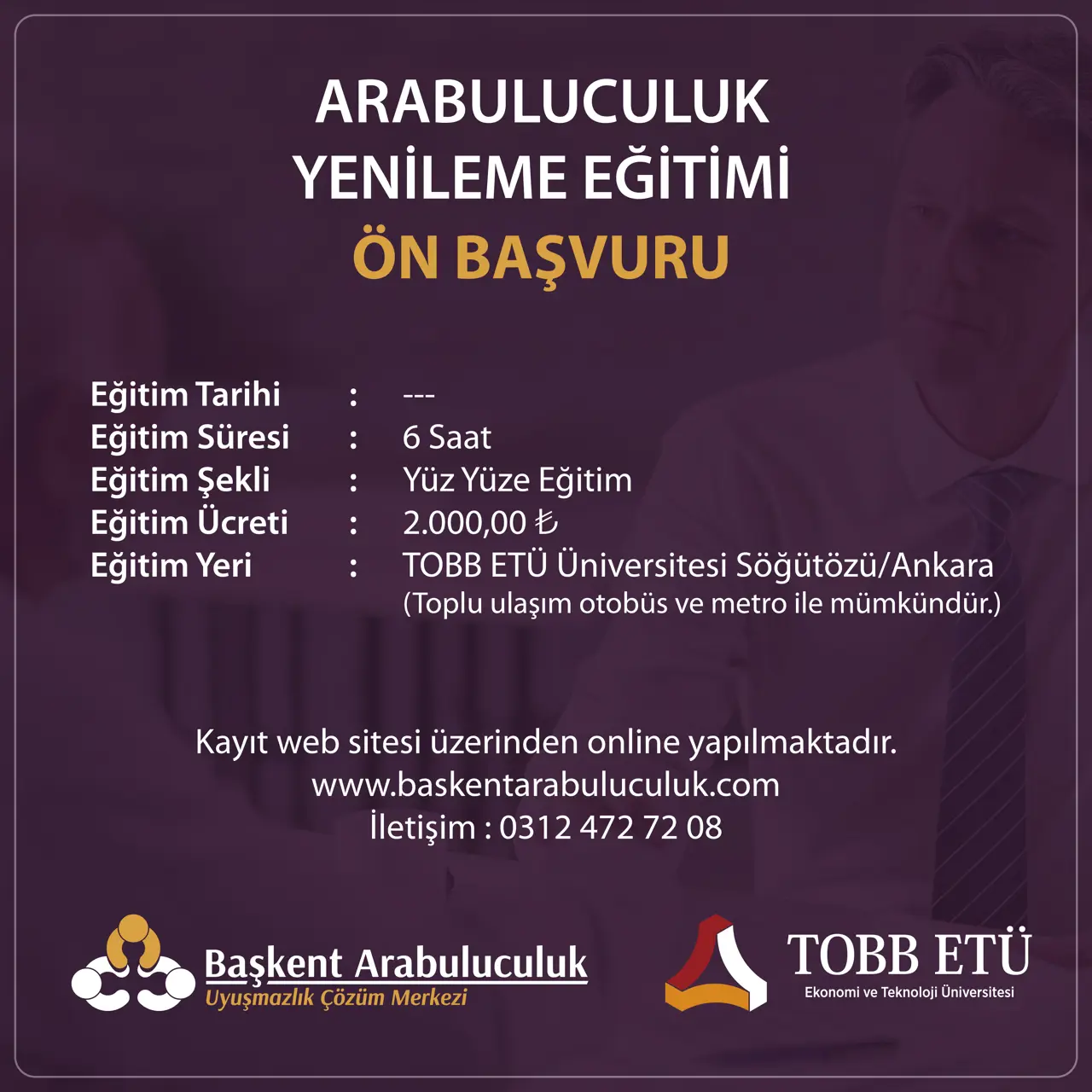 Arabuluculuk YENİLEME EĞİTİMİ